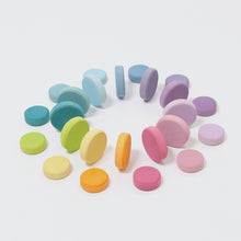 Load image into Gallery viewer, Wooden Pastel Coins