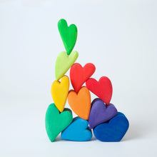 Load image into Gallery viewer, Rainbow Hearts Building Set