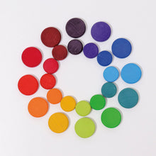 Load image into Gallery viewer, Wooden Rainbow Coins
