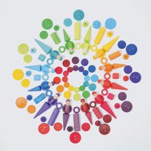 Load image into Gallery viewer, Wooden Rainbow Coins
