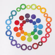 Load image into Gallery viewer, Wooden Rainbow Coins
