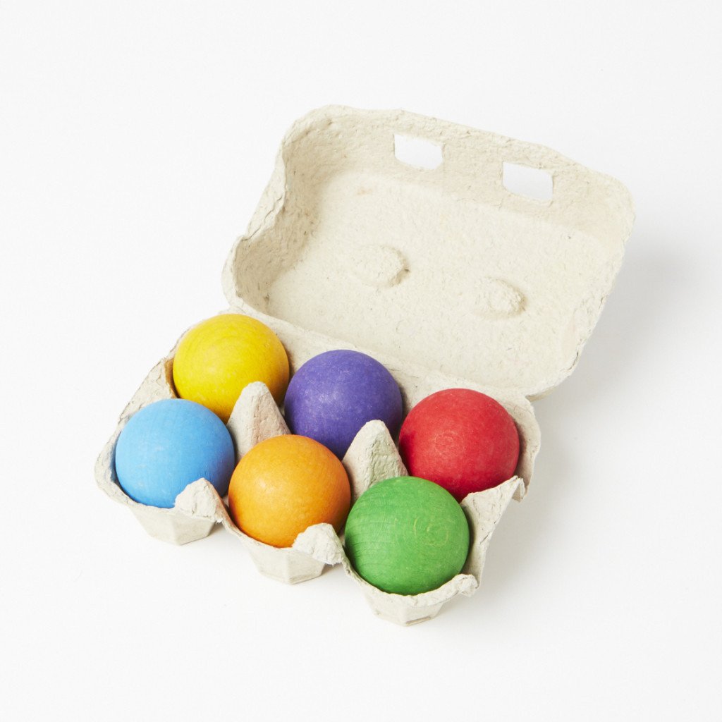 Wooden Balls Rainbow