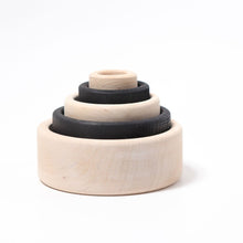 Load image into Gallery viewer, Monochrome stacking bowls
